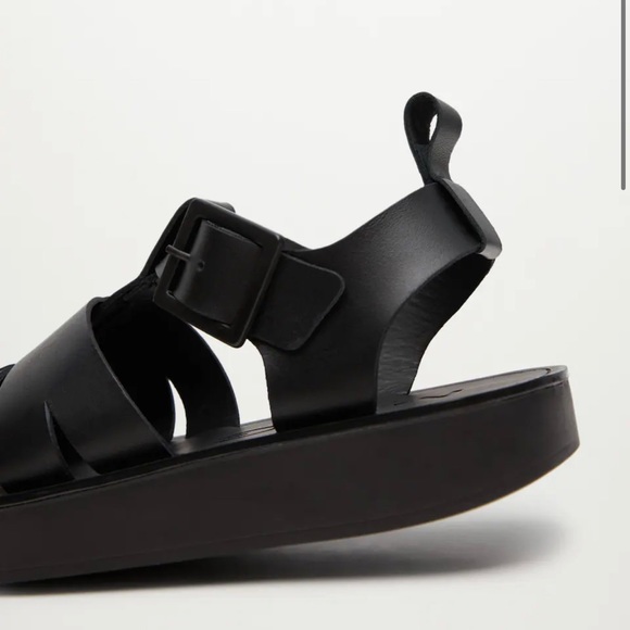 Mango Leather fisherman sandals - Picture 3 of 12